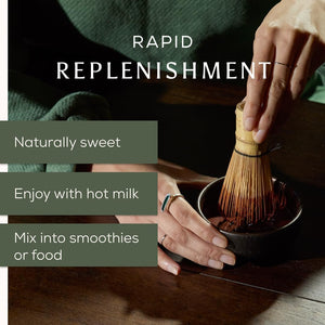 Ancient + Brave - Cacao + Collagen Powder 250G - Peruvian Raw Cacao Hot Chocolate with Grass-Fed Hydrolysed Bovine Collagen - Premium Blend of Organic Cocoa, Ashwagandha & Baobab - High Protein, Keto