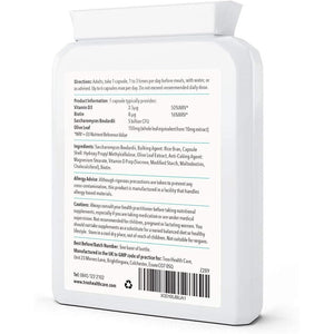 Troo Health Care Saccharomyces Boulardii Supplement - 90 Capsules – 5 Billion Cfu with Olive Leaf, Biotin and Vitamin D - Highly Stable Friendly Yeast to Support Gut Bacteria Balance