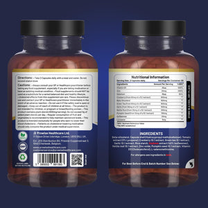 Advanced Prostwell plus 60 Vegan Capsules Added Beta Sitosterol, Pumpkin Seed, Nettle Root, Lycopene and 7 Other Ingredients - Prostate Supplements for Men - Men Health Supplements by Prowise