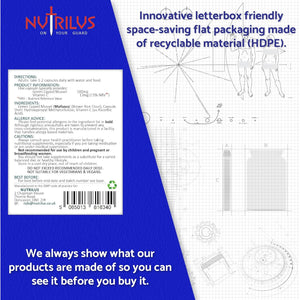 Nutrilus Green Lipped Mussel 90 Capsules 500Mg - for Humans & Dogs - High Grade Pure Extract - New Zealand Sourced - Vitamin C - UK Made Supplement - Joint Support