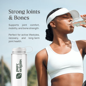 Pure Origins Bovine Collagen Powder 400G - Grass Fed, Grass Finished Pure Unflavoured Premium Hydrolysed Bovine Collagen Peptides Powder (Type 1 & 3) Collagen Supplement for Women & Men