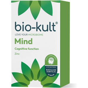 Bio-Kult Mind | Bacillus PXN 21 + Zinc, Wild Blueberry & Grape Extracts | Brain & Gut Support | 60 Capsules