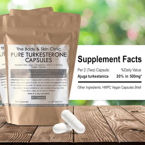 Turkesterone Capsules | Muscle Recovery and Muscle Growth Supplement | Super Strength 1000Mg per Serving | 60 Capsules