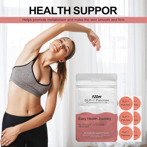 Glp-1 Patches, Weightless Patches Healthy Shape Support Botanical Plant-Based Formula with Berberine, 42 Vegan Patche