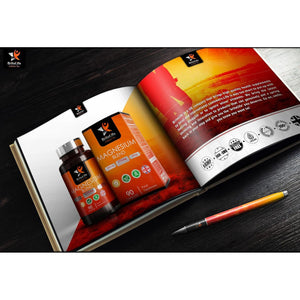 BL Magnesium Malate, Glycinate & Citrate Triple Complex | 90 Magnesium Capsules - 375Mg Citrate, Malate & Glycinate with Zinc, Calcium & Vitamin B6 | Non-Gmo, Dairy & Gluten Free