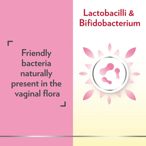 Canesten Canesbiotics, Oral Capsules with Live Friendly Bacteria Naturally Present in the Vaginal Flora, 4 Billion Live Cultures, Vitamin B2, Food Supplement, 30 Capsules