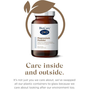 Biocare Magnesium Powder - Complex of Magnesium Malate & Citrate - 90G