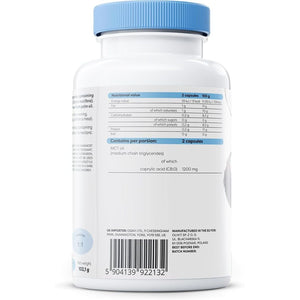 Osavi Caprylic Acid 1200Mg – 120 Softgels | Derived from MCT Oil of Coconut Palm | Easy to Swallow for Optimal Digestive Health