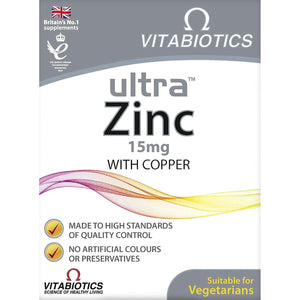 Vitabiotics Ultra Zinc - 60 Tablets (Pack of 1)