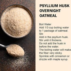 Psyllium Husk (100G/3.52Oz) Easy Mixing Fiber Supplement, Finely Ground & Non-Gmo Powder for Promoting Regularity