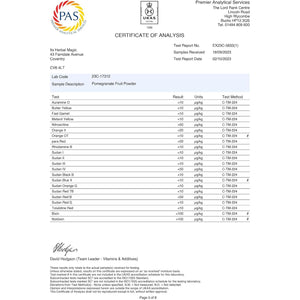 Herbal Magic'S Organic Pomegranate Fruit Powder, Spray Dried - Rich & Vibrant Smoothies, Shakes, Juices, Baking - Free from Artifical Flavour & Preservatives - 100G(Pack-1)