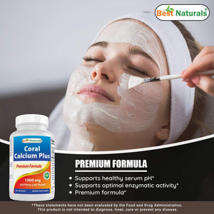 Best Naturals Coral Calcium plus 1000 Mg 250 Capsules (250 Count (Pack of 1))