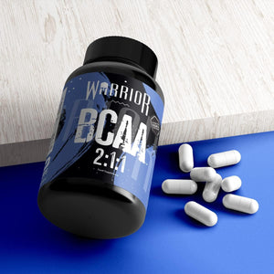 Warrior BCAA 60 Tablets - Branched Chain Amino Acids - Ultra Pure Pharmaceutical Grade Leucine, Isoleucine and Valine in a 2:1:1 Ratio