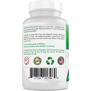 Best Naturals Berberine plus with Berberine Hcl, Vitamin C and Zinc, 1000 Mg, 60 Capsules