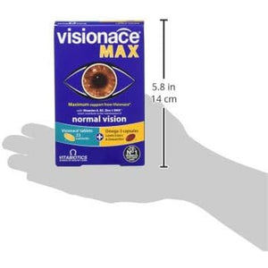 Visionace Max Tablets and Capsules, Vitabiotics, 1 X 28+28S