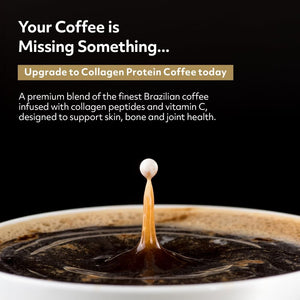 Protein Works - Collagen Protein Coffee, Bovine Collagen Powder, Premium Hydrolysed Collagen, Caramel Latte, 475G, 19 Servings