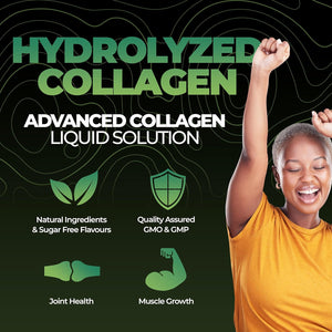 Nutrality Bovine Collagen Sugar Free Liquid | 10,000Mg Type 1 Peptides | Collagen Peptides, Hyaluronic Acid, Biotin | Strawberry Flavour | Healthy Skin, Hair, Nails | 500Ml (1 Bottle)