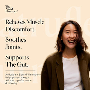 The Naked Pharmacy | Natruflex | Joint & Muscle | Aids Sports Performance | Natural Turmeric and Black Pepper Capsules | High Strength | No Additives | Vegan | 60 Capsules