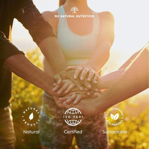 Multi Collagen 1650Mg Type I, II, III, V, X. Bovine, Marine Collagen Peptides 180 Capsules Enhanced with Vitamin C, for Joint Care, Skincare & Hair High Strength Collagen N2 Natural Nutrition