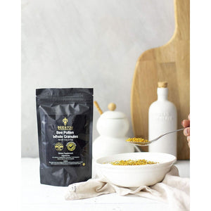 Bee and You 100% Raw Bee Pollen Granules, Supplement, Natural Superfood, Amino Acids, Antioxidants, Enzymes, Vitamin B, Paleo, Keto Friendly, Gluten Free, 142G Bag (1 Pound (Pack of 1)