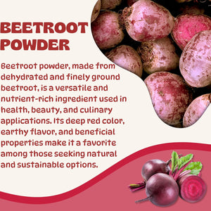 Herbs Botanica Beetroot Extract Powder 5.3 Oz, 150 GMS Nitric Oxide Booster, Boost Stamina and Increases Energy, Beet Root Powder Natural