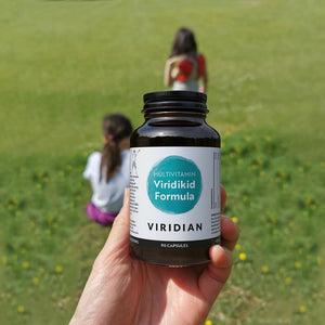 Viridian - Viridikid Multivitamin & Mineral Capsules | Essential Nutritional Support for Kids 2+ | Pure Formula with Vitamins A, B, C, D, E, K, Zinc, Iron | Easy-To-Swallow Microcapsules | 90 Caps