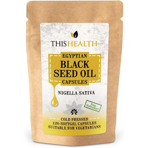 120 - Black Seed Oil Vegetarian Capsules - Cold Pressed Egyptian Oil, Soft-Gel Capsules.