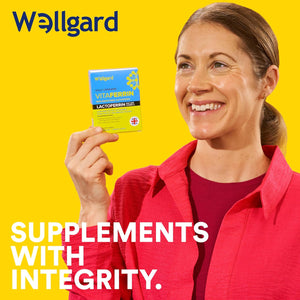 Wellgard Vitaferrin – Triple Action Immune Supplement Colostrum Lactoferrin, Zinc & Vitamin C, Immunity Supplement, 30 Capsules
