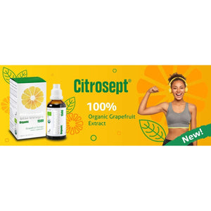 Citrosept Organic Grapefruit Seed Extract with Bioflavonoids GSE 1500, 50 Ml