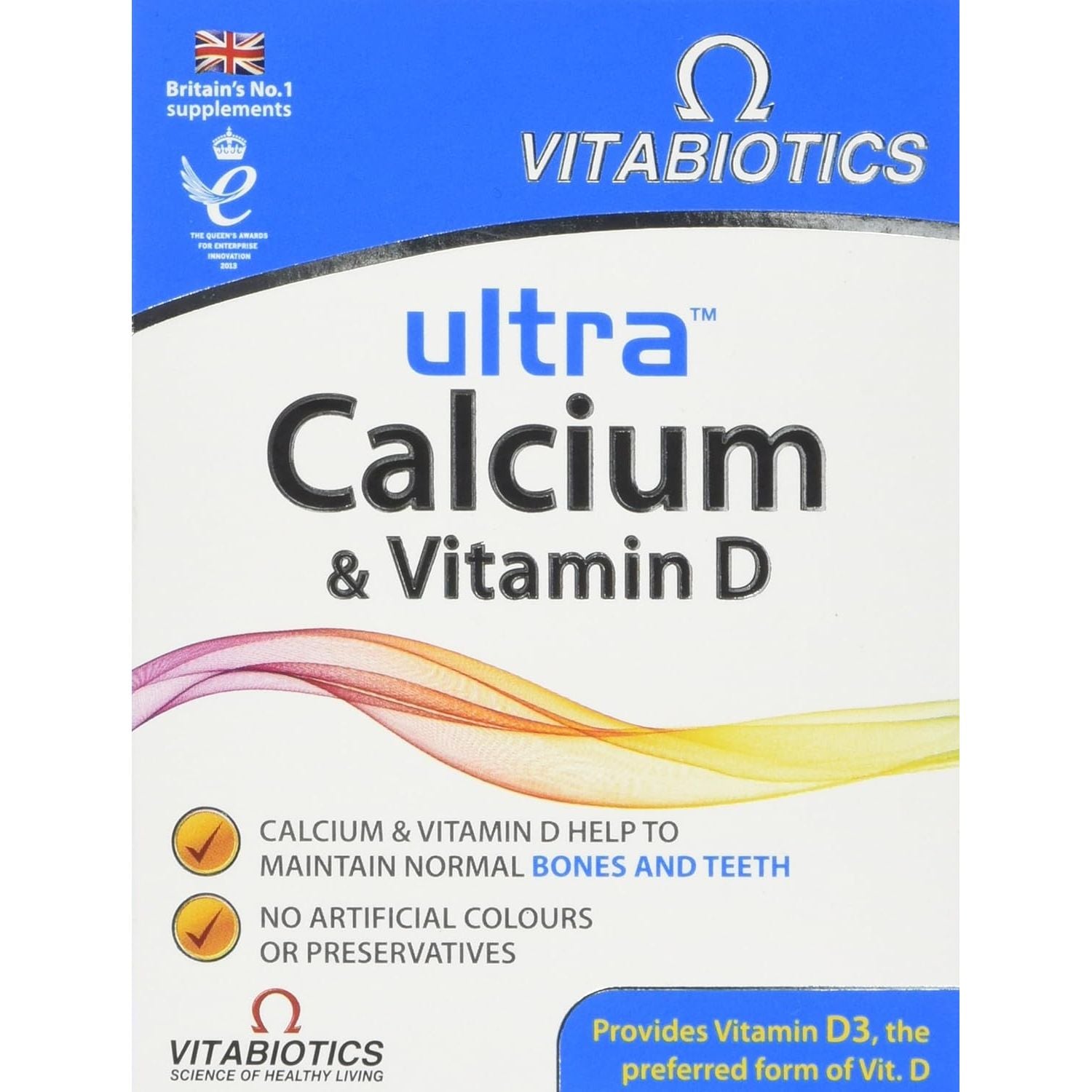 Calcium and Vitamin D Tablets, Vitabiotics Ultra (Pack of 1)