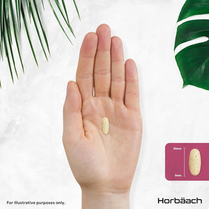 Hair Skin and Nails Vitamins | Biotin Hair Growth | with Biotin, Zinc and Selenium | Beauty Supplement for Women and Men | 120 Vegetarian Tablets | by Horbaach