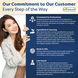 Best Naturals Acetyl L-Carnitine 1000 Mg 60 Capsules