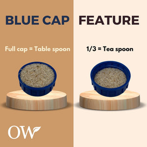 Organic Psyllium Husk Powder (500G) | 99% Pure | High in Fibre | Digestive Support, Regularity & Weight Management | 100+ Servings | Gluten-Free | Premium for Baking by Organic Wonders®