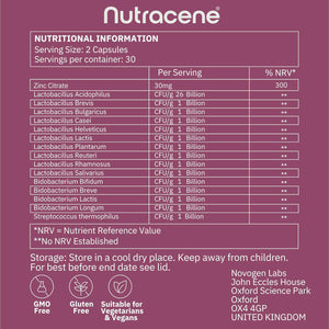 Advanced Probiotics 40 Billion CFU – 15-Strain Formula with 26B Acidophilus – Gut, Immune & Bowel Support – Made in the UK | GMP Standards | Vegan | Non-Gmo | Gluten & Dairy Free