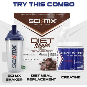 SCI-MX Protein Shaker Bottle for Protein Shakes - 100% Leak Proof • Smooth / Easy Blending • 500Ml