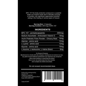 BPC 157 Capsules 200Mcg per Serving - Muscle Recovery and Tissue Repair, BPC-157 Oral Peptides Amino Acid Supplement, Supports Muscle Growth and Gut Health