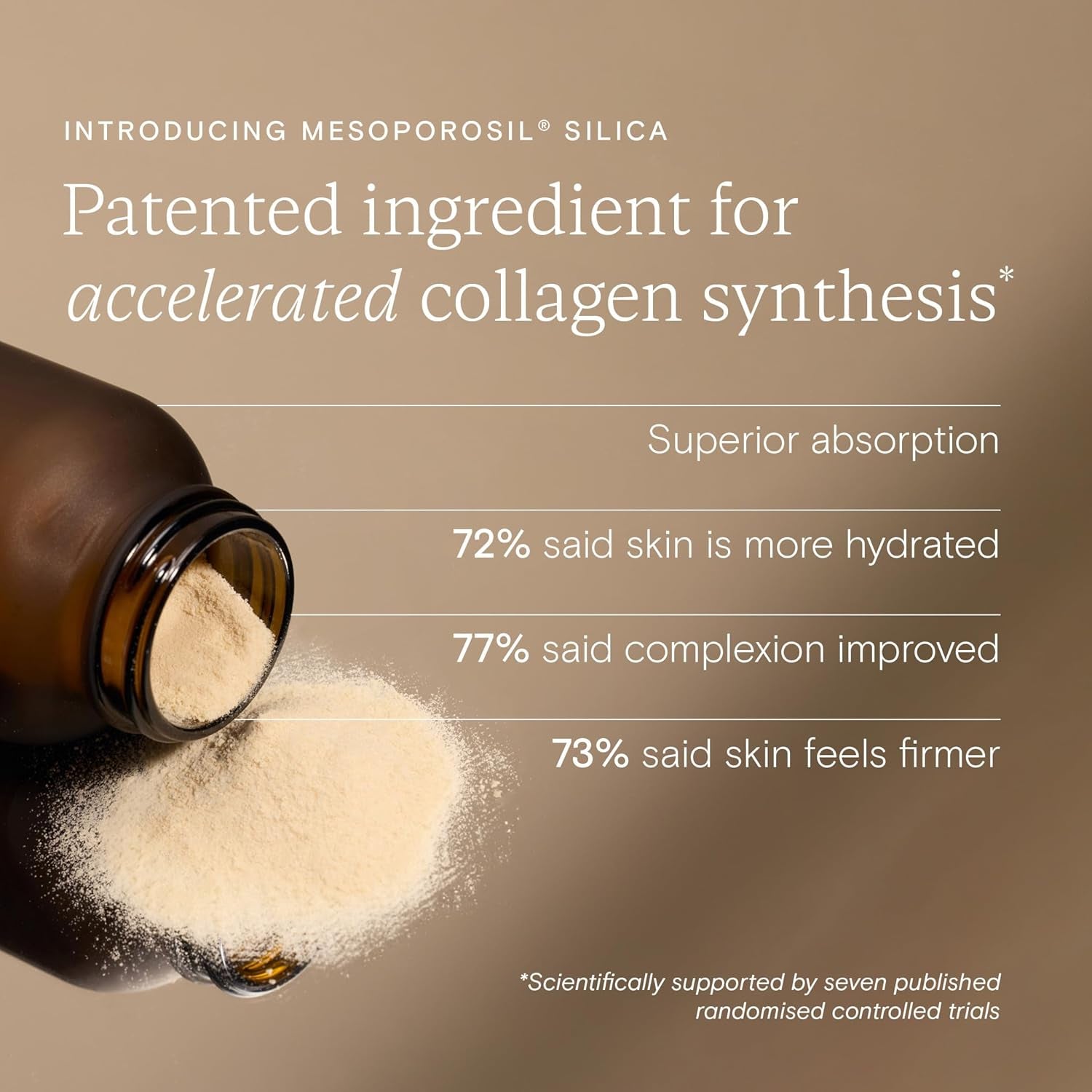 WILD NUTRITION Food-Grown® Collagen 500 plus | 500 Dalton Weight Peptides for Optimal Absorption | Collagen-Synthesising Mesoporosil® | Hydrolised Marine Collagen | Vitamin C, Vitamin E, Biotin