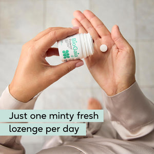 Biogaia Prodentis Oral Probiotics for Gums & Teeth | Innovative Dental Probiotics to Strengthen Teeth & Enamel | Unique Lactobacillus Reuteri | 30 Lozenges with Xylitol, No Added Sugar – Mint Flavour