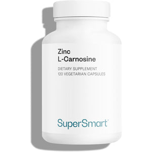 Supersmart - Zinc L-Carnosine - Gut Health & anti Inflammatory Supplement - Help Reduce Acid Reflux | Non-Gmo & Gluten Free - 90 Vegetarian Capsules