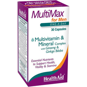 Healthaid Multimax for Men Multivitamins and Minerals, 30 Capsules