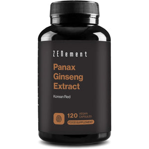Panax Ginseng Extract – 50 Mg Ginsenosides per Capsule, 2375 Mg Whole Plant Equivalent – Vegan, No Additives, Non-Gmo – 120 Capsules – Zenement