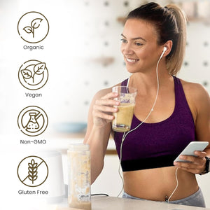 Herbal Magic'S Organic Ashwagandha Root Powder - Rich Flavoured Smoothies, Shakes, Juices, Baking, Soups - Free from Fillers & Preservatives - Of&G UK Organic Certified - 100G