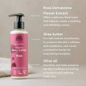 Urtekram Organic Rose Body Lotion, 245 Ml