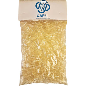 Empty Gelatin Capsules Size 0 – 1000 Count – Clear, Two-Part Bovine Gelatin – Easy-To-Fill, Kosher & Halal Certified – ~500Mg Capacity