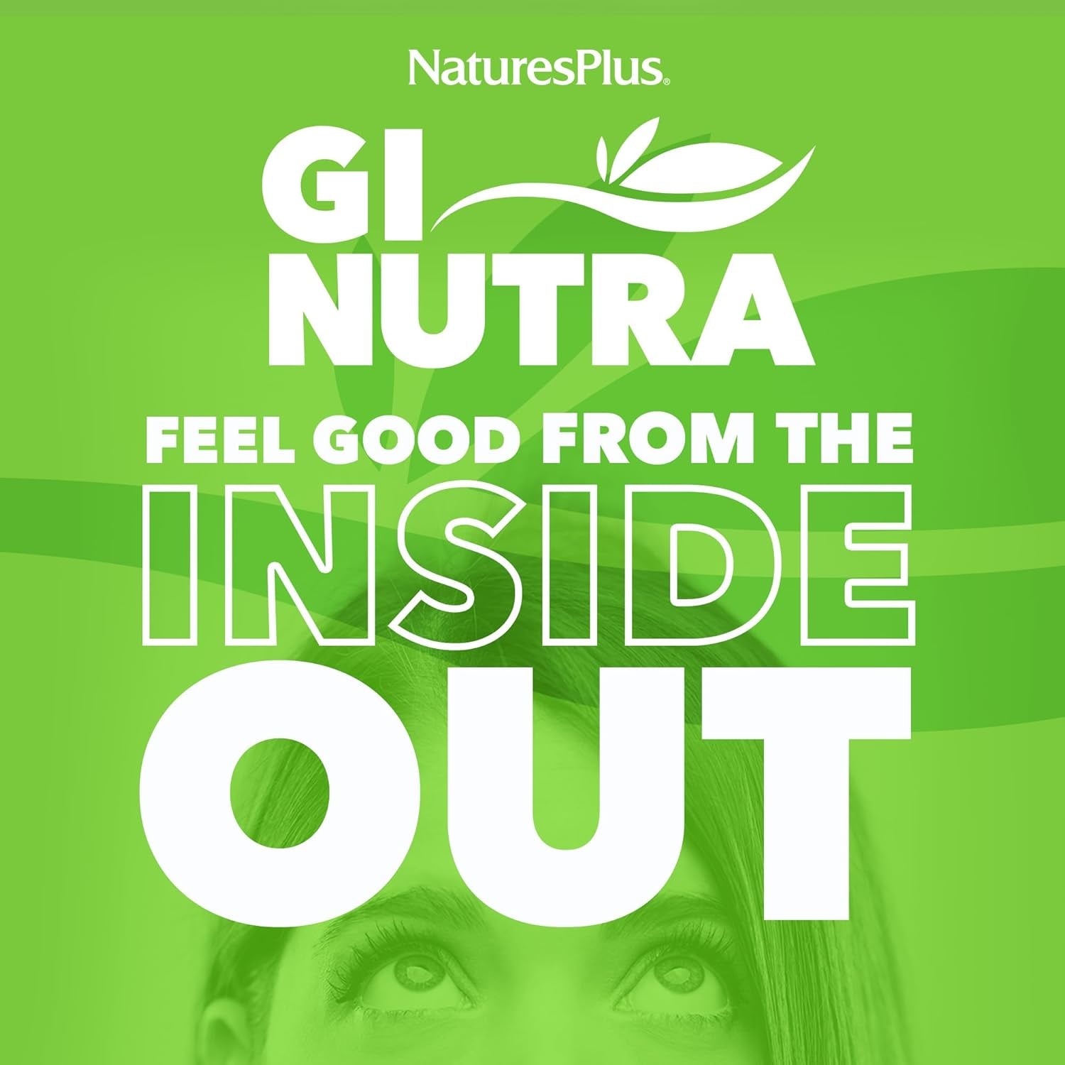 Naturesplus GI Nutra Total Digestive Wellness - Probiotics Supplement with Prebiotics, Digestive Enzymes, Glutamine, Calcium - Gut, Bloating - Vegetarian, Gluten Free - 90 Tablets