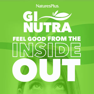 Naturesplus GI Nutra Total Digestive Wellness - Probiotics Supplement with Prebiotics, Digestive Enzymes, Glutamine, Calcium - Gut, Bloating - Vegetarian, Gluten Free - 90 Tablets