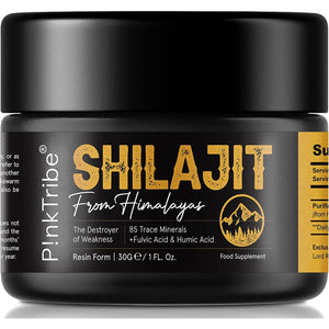 Shilajit Resin, Original Himalayan Shilajit 30G - Gold Grade 100% Pure, Rich in Fulvic & Humic Acid, Minerals, Immune System & Vitality Booster, Vegan (Pack of 1)