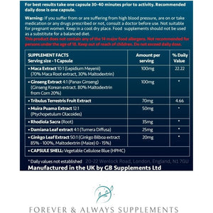 3 X Ultra Blue & Ultra Pink Sex Tablets for Men and Women Bundle - Strong Natural Sex Enhancers for Couples! Libido, Endurance & Sex Drive Support! Contains Maca, Ginseng