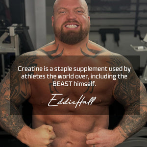 Beast | Creatine Monohydrate Powder 100 Servings (500G) 100% Pure Micronised Creatine Powder | Unflavoured