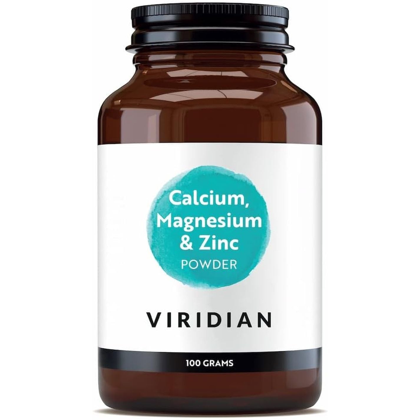 Viridian - Calcium Magnesium & Zinc Powder, 100G | with Vitamin C & Malic Acid | Supports Bone Health, Immunity & Cognitive Function | Skin, Hair, Nails & Eyes | Nutritionist Formulated